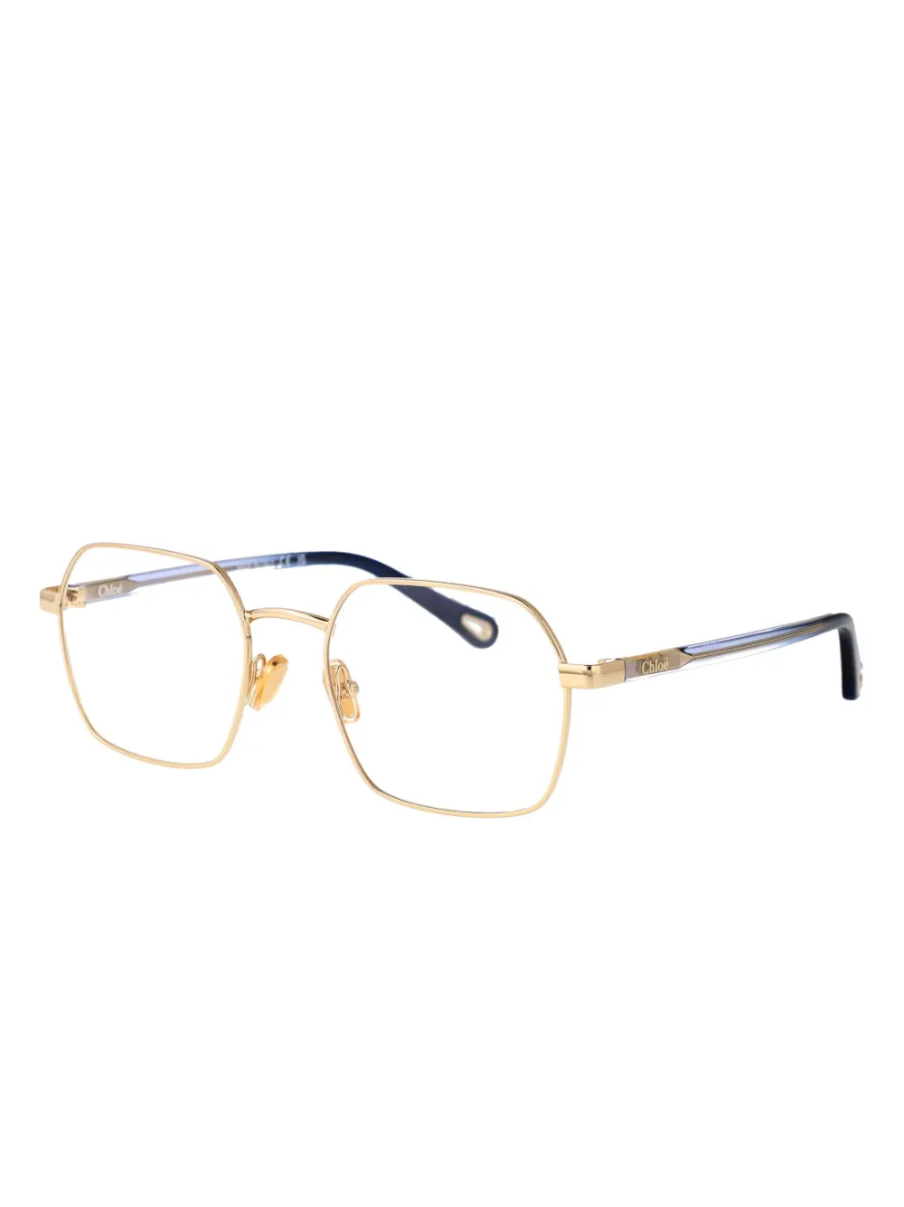 Chloé Eyewear Bril met geometrisch montuur - Goud