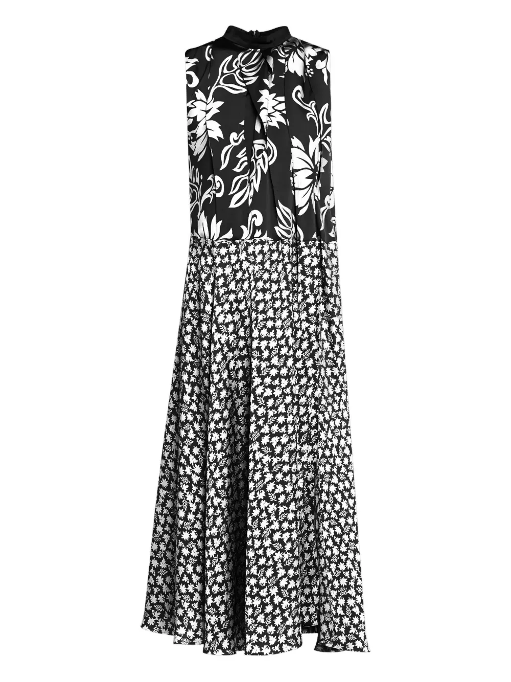 floral-print sleeveless dress