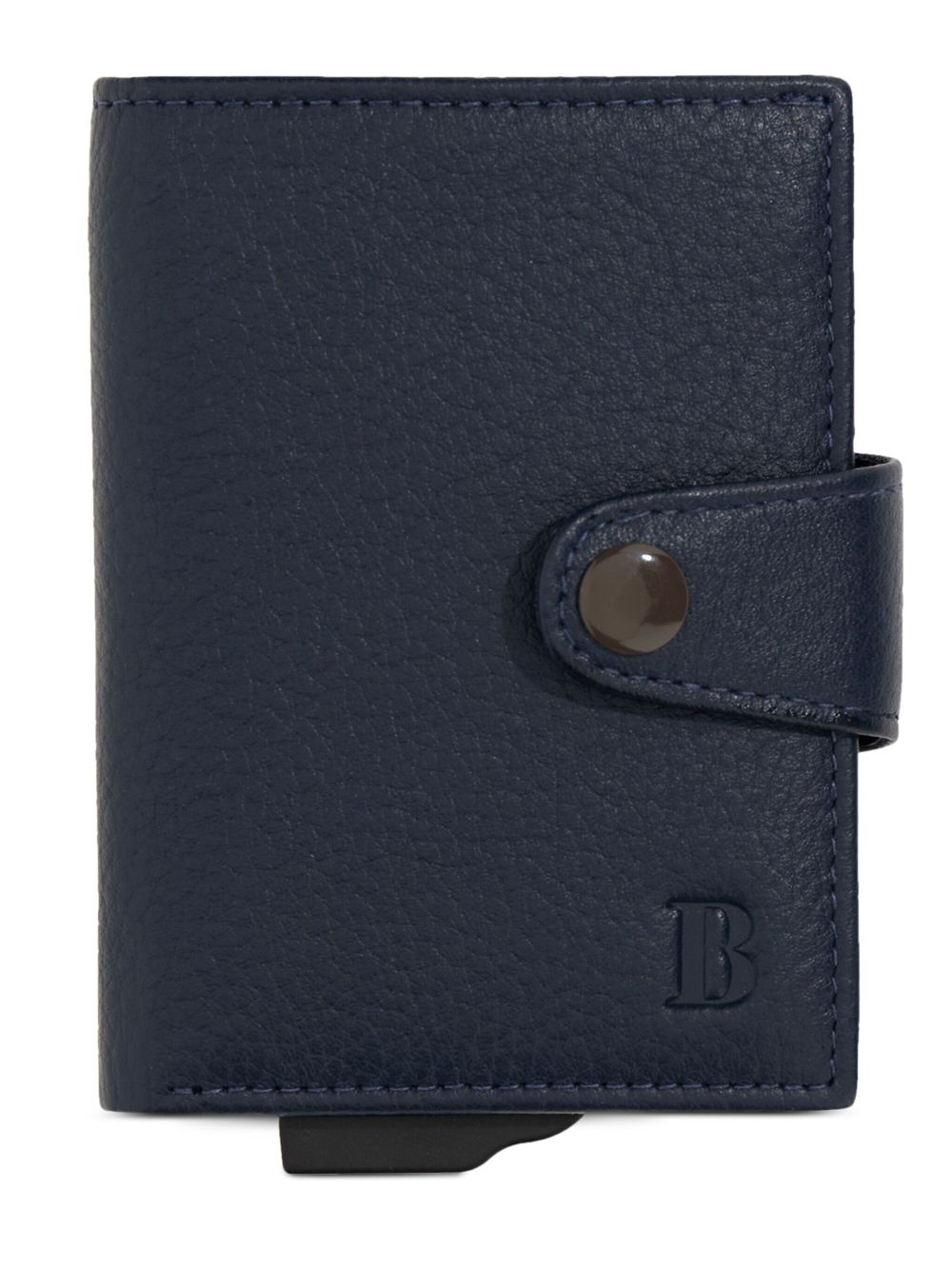 Boggi Milano leather card holder - Blue