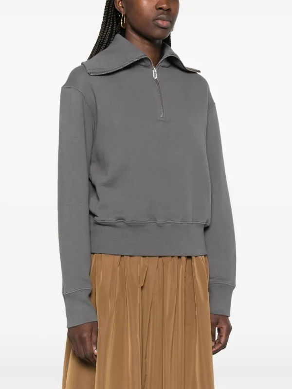 Autry ジップスウェット Autry ジップアップ セーター | グレー | FARFETCH JP
