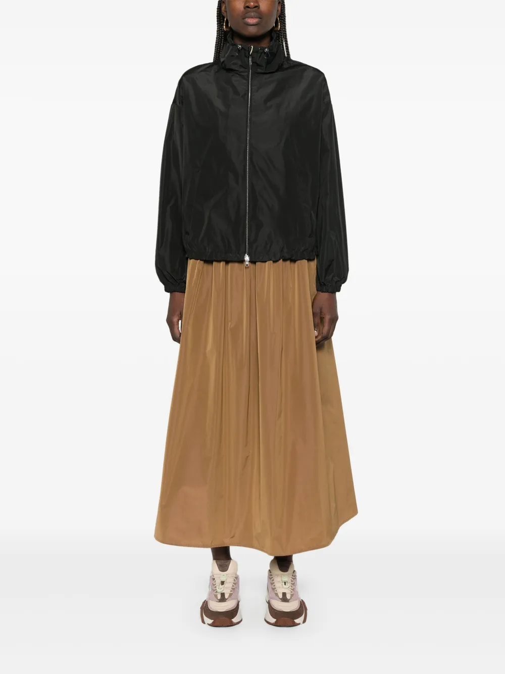 Herno Rok met elastische tailleband - Bruin