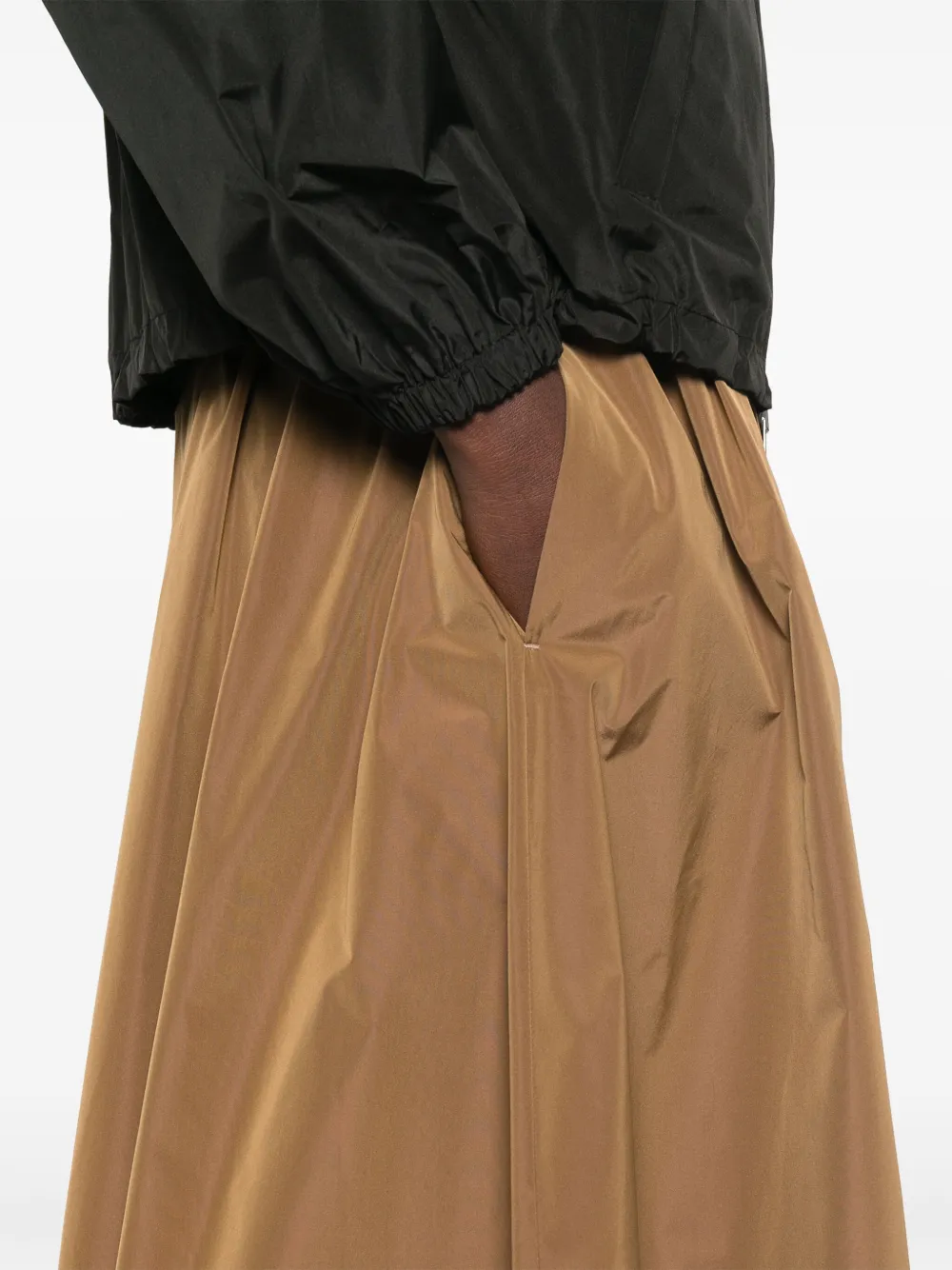 Herno Rok met elastische tailleband Bruin