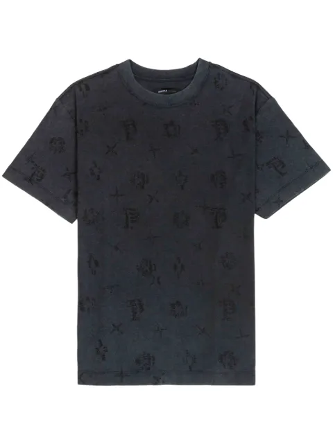 Purple Brand TEXTURED JERSEY SS TEE "Black"