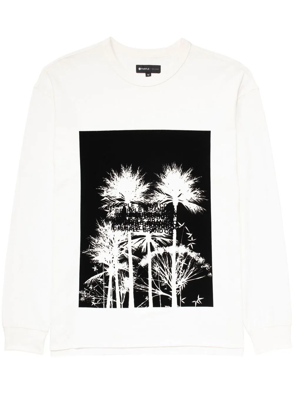 Purple Brand T-shirt met lange mouwen Wit