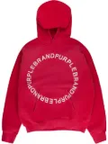 Purple Brand HWT fleece ""Red"" hoodie