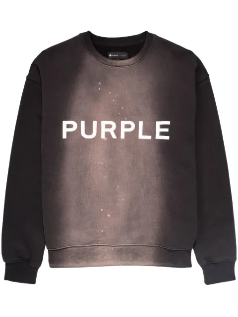 Purple Brand HWT FLEECE CREWNECK "Black"