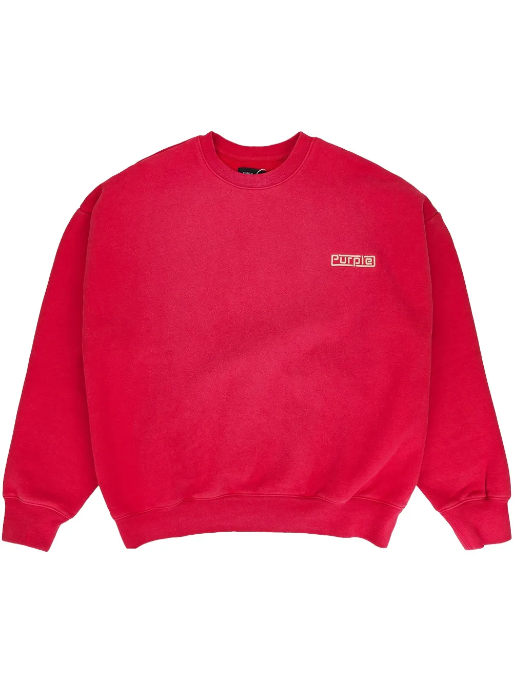 Purple Brand HWT フリース スウェットシャツ - レッド Purple Brand HWT フリース スウェットシャツ - レッド