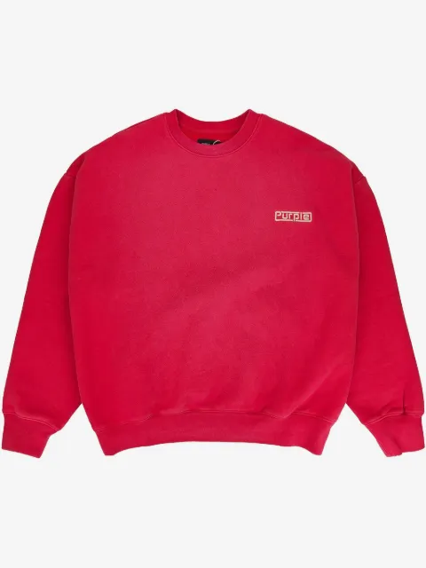 Purple Brand HWT fleece "Red" sweatshirt