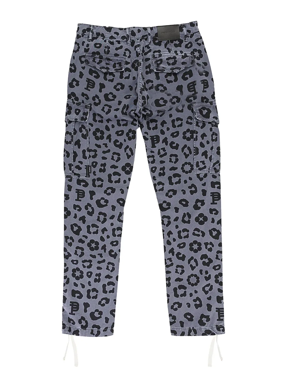 Purple Brand leopard-print "Black" cargo trousers - Grijs