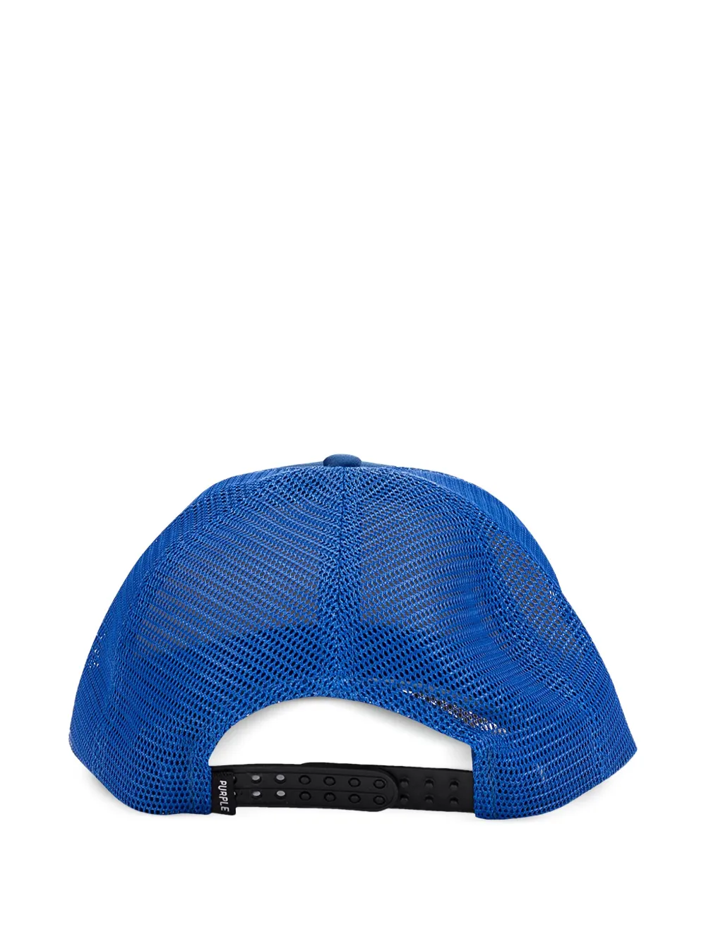 Purple Brand raised-logo "Blue" trucker cap - Blauw