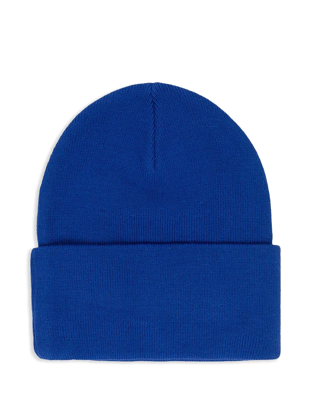 Purple Brand cuffed Blue beanie hat - Blauw