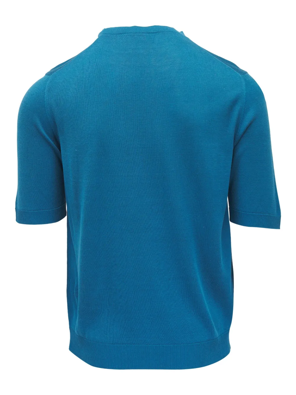 Isaia silk T-shirt - Blauw