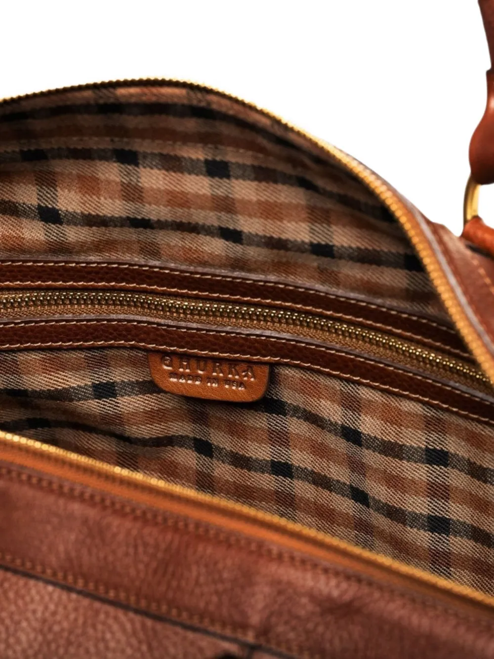 Ghurka Cavalier II leren reistas Bruin