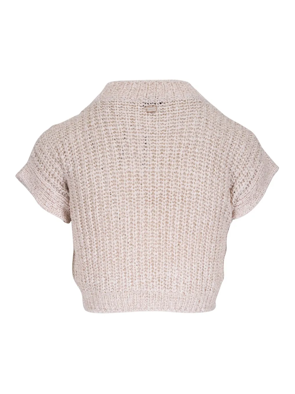 Agnona Cropped trui - Beige