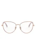 Bvlgari cat eye-frame glasses - Pink