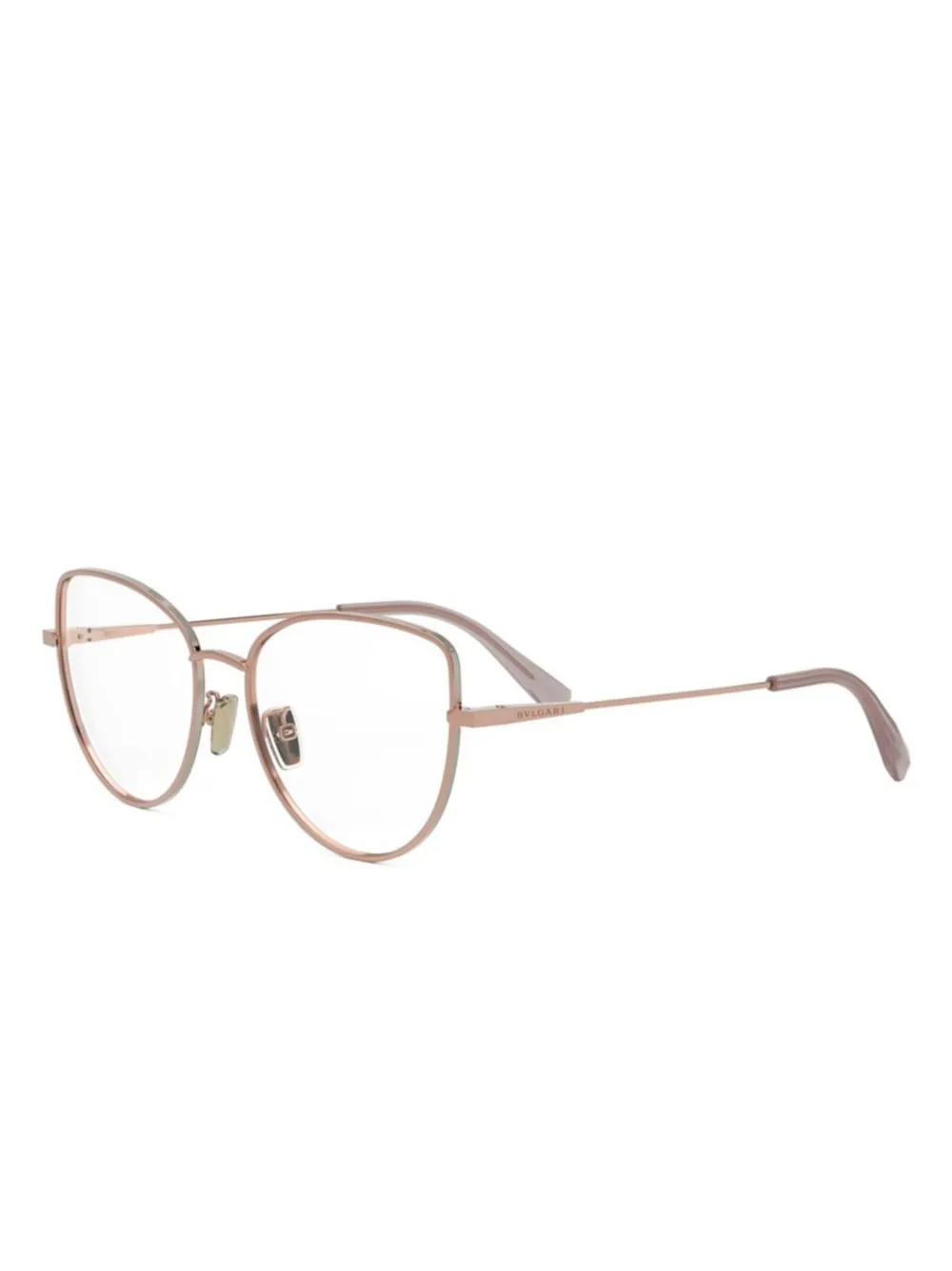 Bvlgari cat eye-frame glasses - Roze