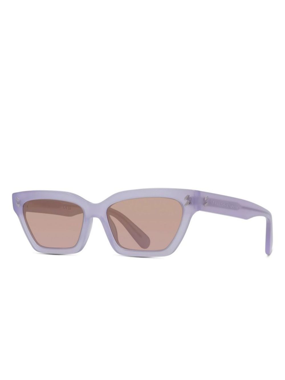 Stella McCartney Eyewear Zonnebril met rechthoekig montuur - Paars