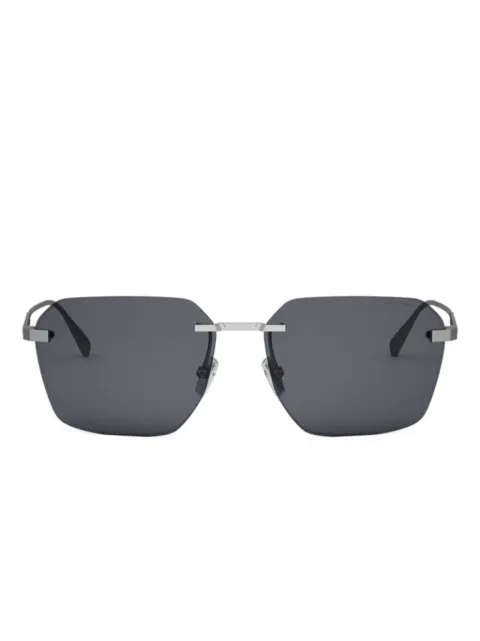 Bvlgari rimless square-frame sunglasses