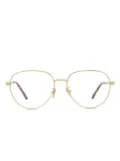 Fred round-frame glasses - Gold