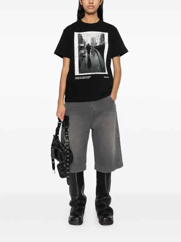 Sacai James Dean Tシャツ | ブラック | FARFETCH JP Sacai James Dean Tシャツ | ブラック | FARFETCH JP