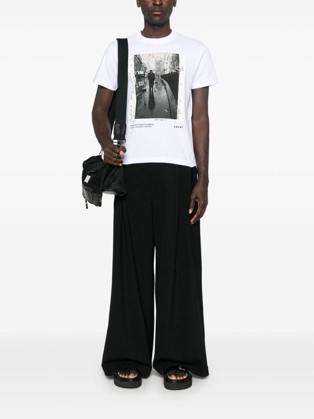 sacai James Dean T-shirt - Wit