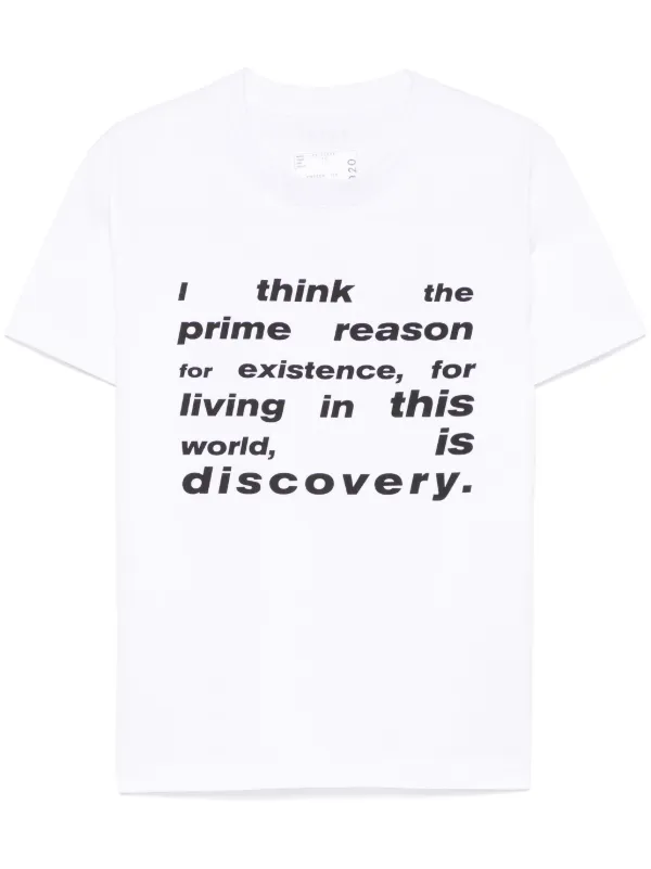 【sacai】James Dean Discovery T-shirt ロゴ コットン tシャツ SACAI | James Dean Cotton T-shirt | Women | Lane Crawford