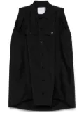 sacai sleeveless mini dress - Black
