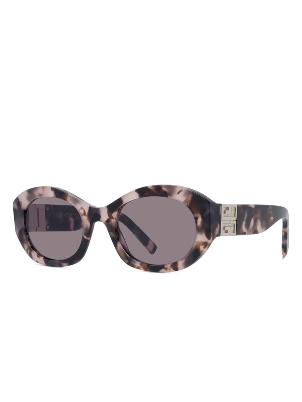 Givenchy Eyewear Zonnebril met rond montuur - Bruin