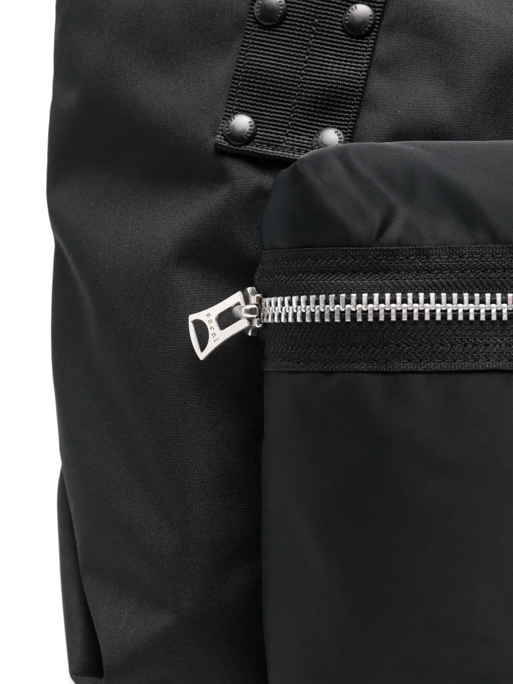sacai Medium Pocket shopper Zwart