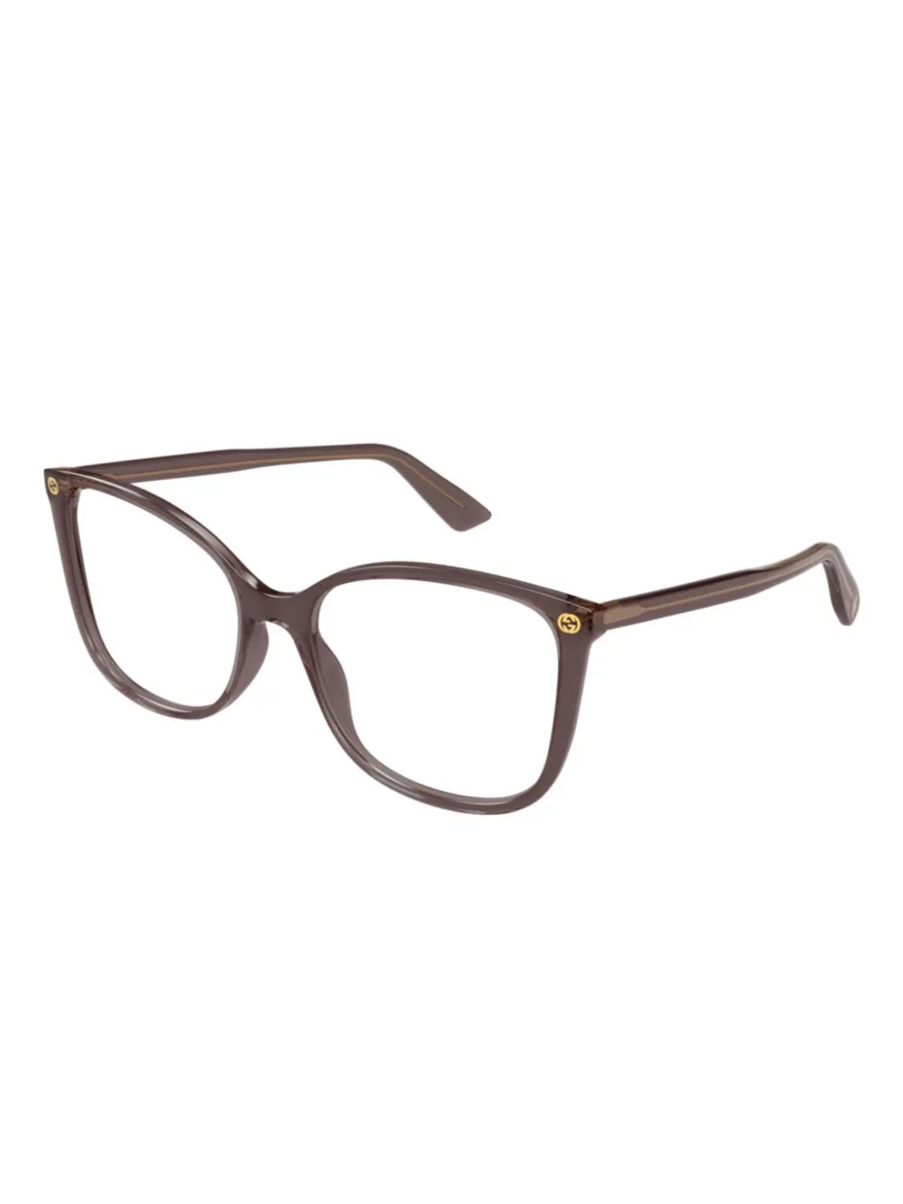 Gucci Eyewear Bril met cat-eye montuur - Bruin