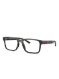 Prada Linea Rossa square glasses - Green