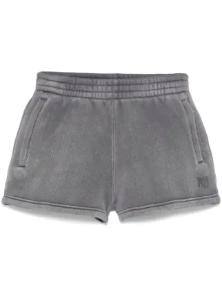 Alexander wang ロゴ　ショートパンツ Alexander Wang ロゴウエスト ショートパンツ | ブラック