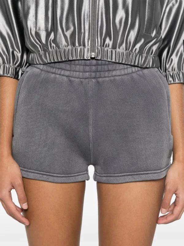 alexander wang ロゴショートパンツ Alexander Wang ロゴ ショートパンツ | ブラック | FARFETCH JP