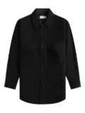 LEMAIRE two-pockets shirt - Black