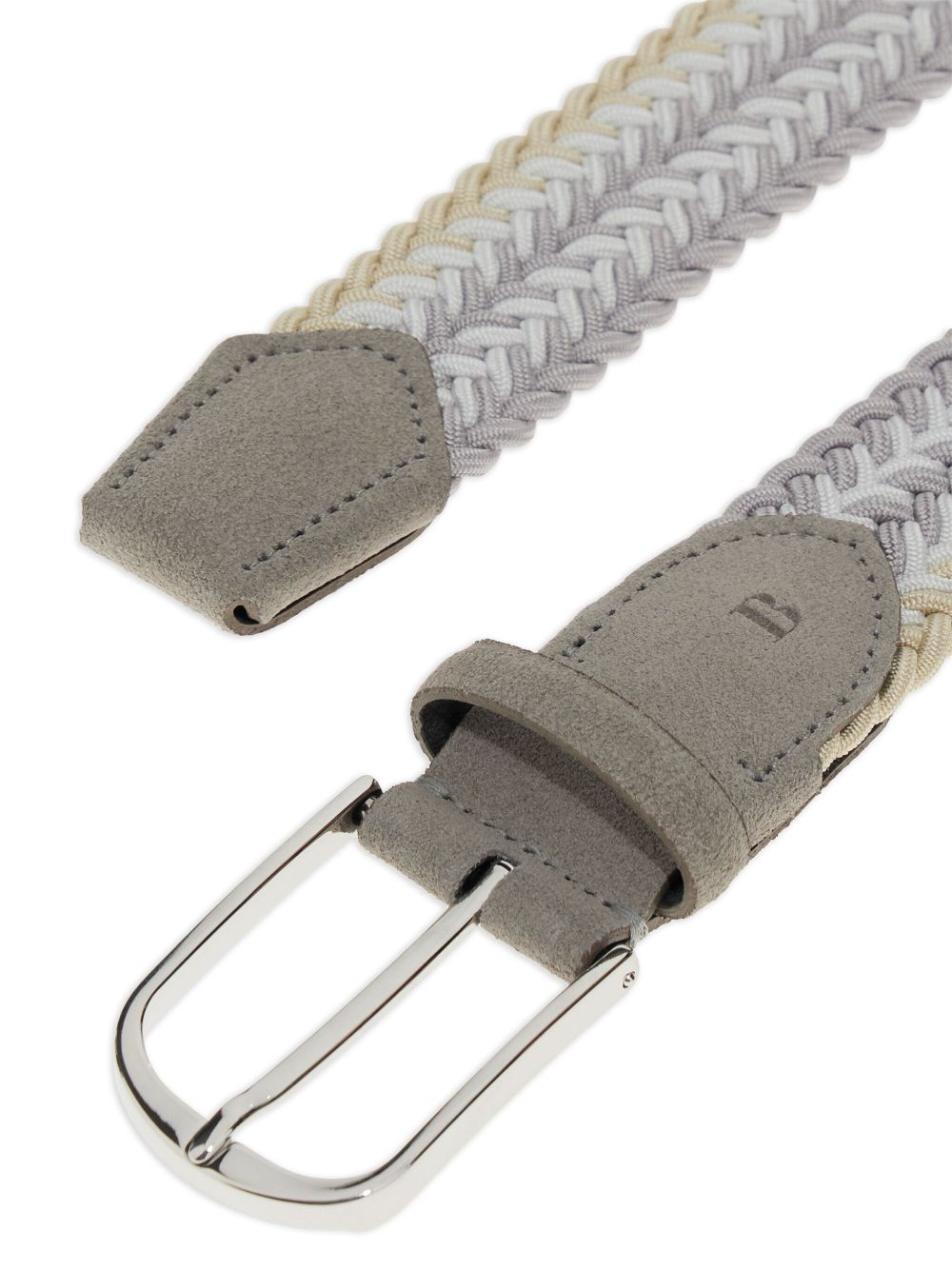 Boggi Milano Woven Elasticated Belt - Neutrals