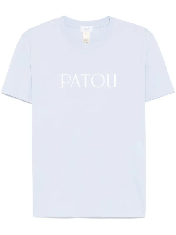 新品　PATOU パトゥ　ロゴ入り ブルー　Tシャツ 新品 PATOU パトゥ ロゴ入り ブルー Tシャツ Patou ロゴ Tシャツ