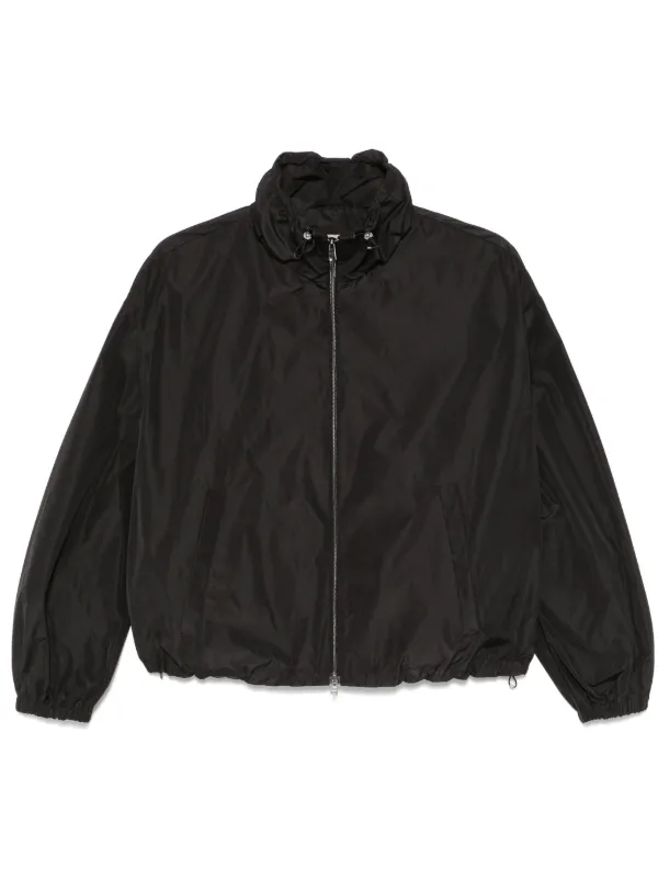 Herno Drawstring-collar Jacket in Black