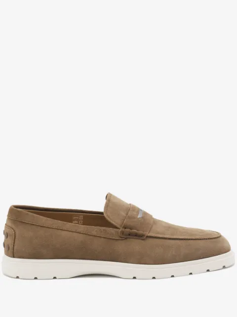 Tod's suede loafers