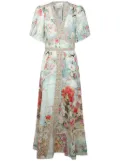 Camilla floral pattern dress - Blue