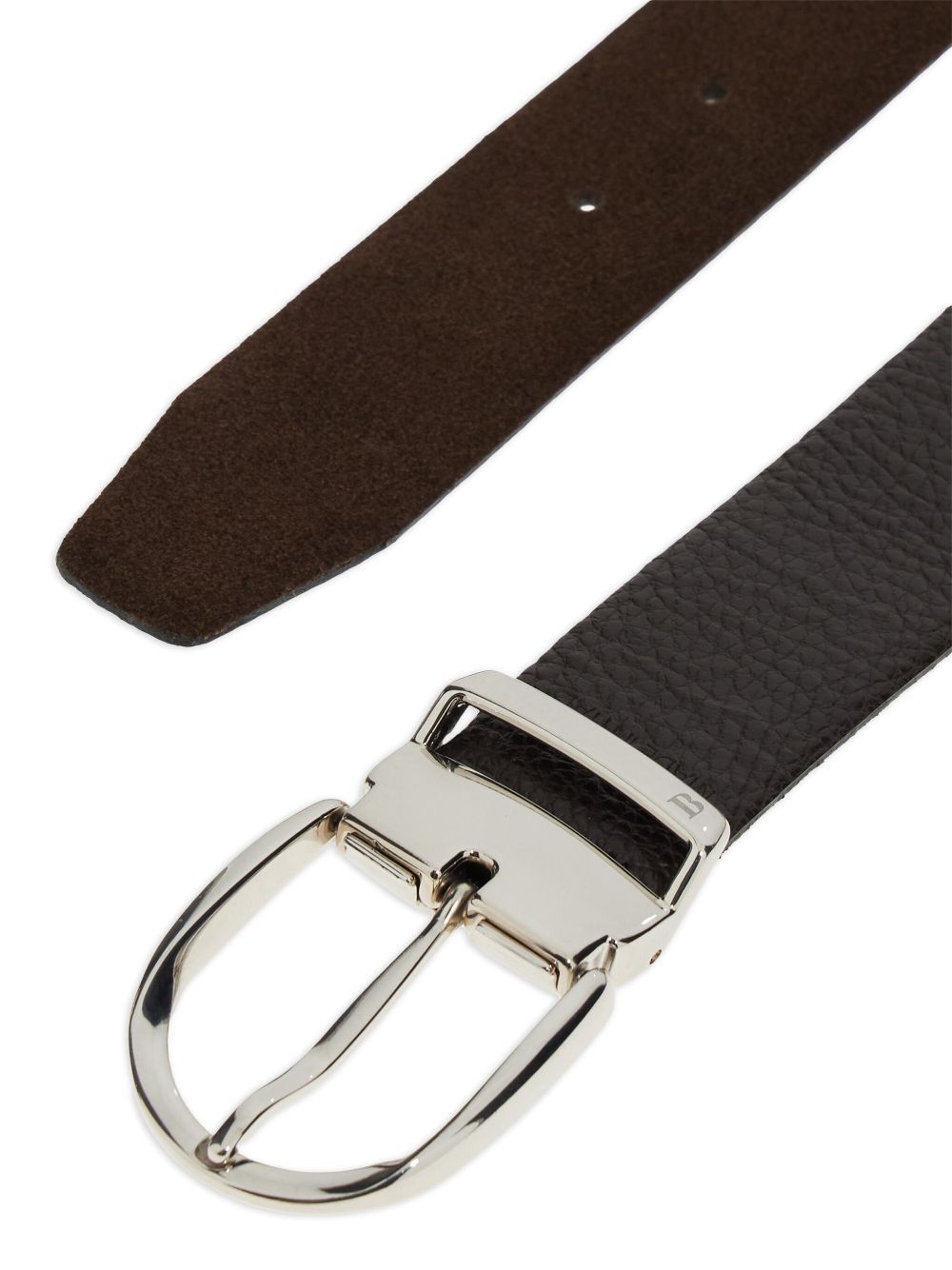 Boggi Milano Reversible Leather Belt - Brown