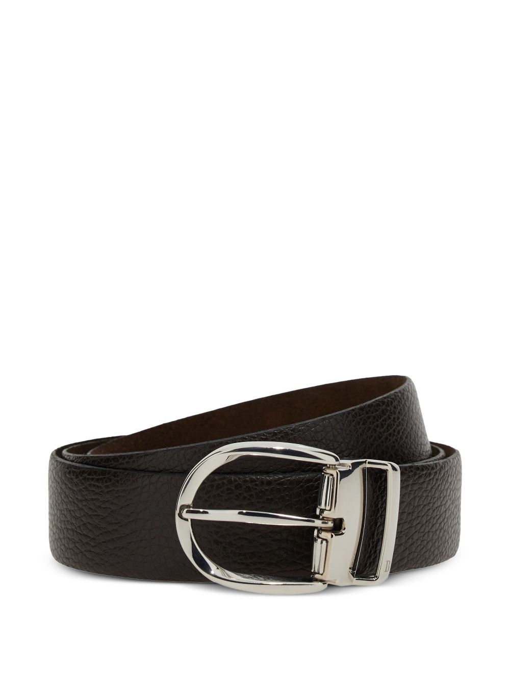 Boggi Milano Reversible Leather Belt - Brown