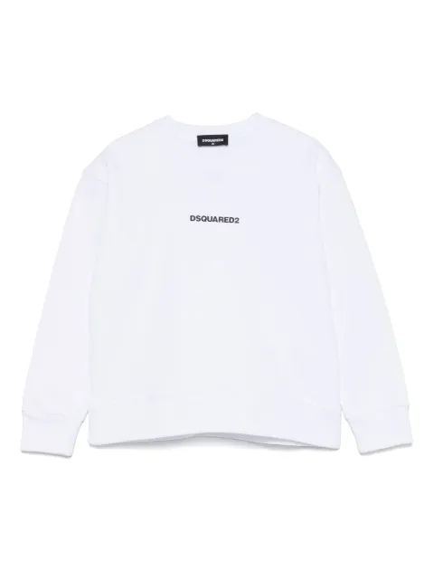 DSQUARED2 KIDS raised-logo sweatshirt 