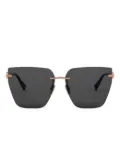 Bvlgari butterfly-frame sunglasses - Pink