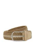 Boggi Milano woven elasticated belt - Neutrals