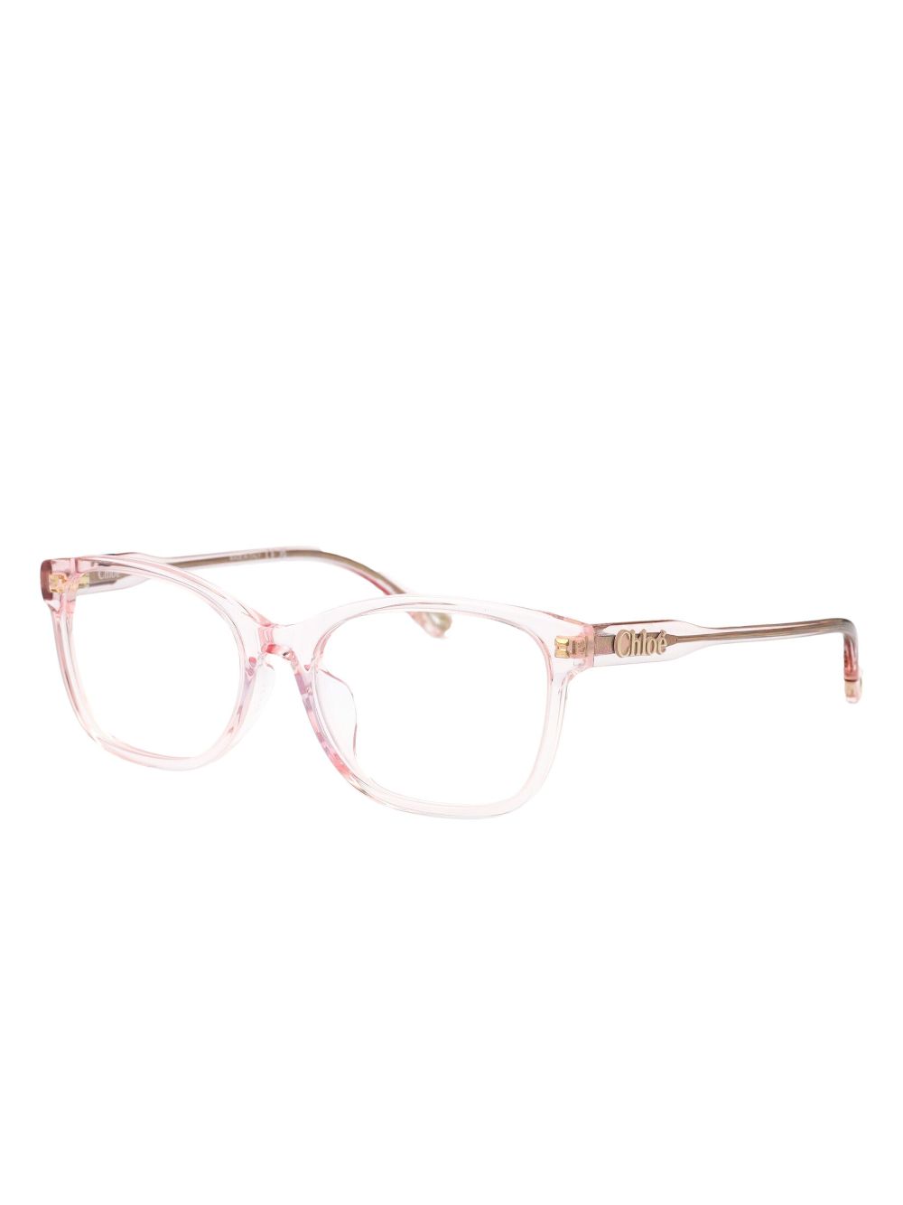 Chloé Eyewear square frame glasses - Roze