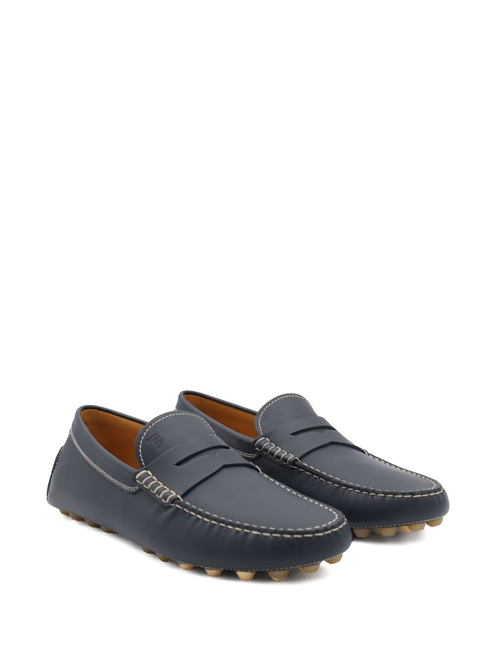 Tod's Gommino leather loafers - Blauw