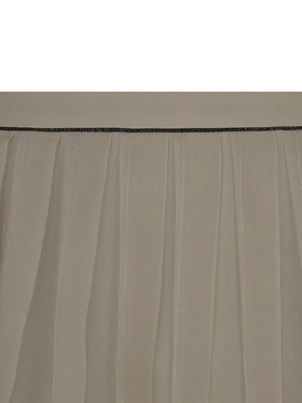 Brunello Cucinelli Rok met Monili-detail Beige