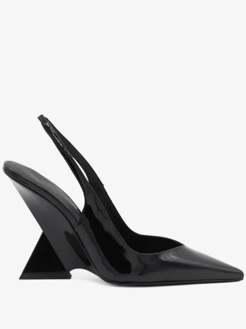 The Attico 105mm Cheope leather pumps