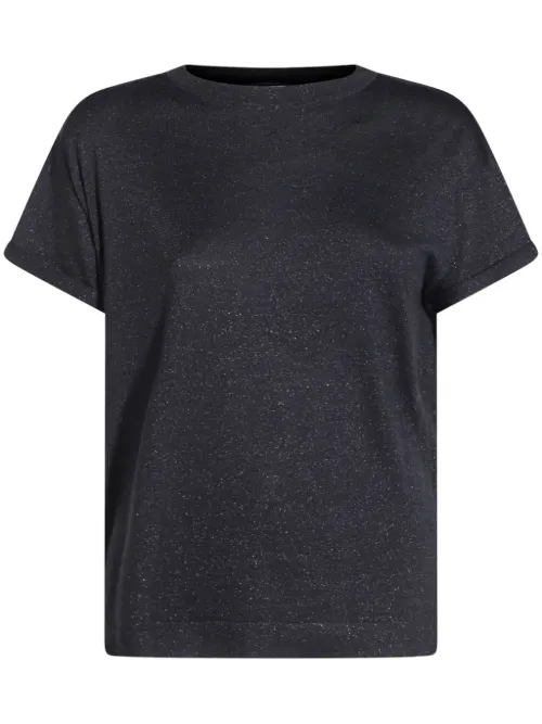 T-shirt à paillettes - Brunello Cucinelli - Modalova