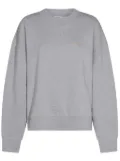 The Attico cotton sweatshirt - Grey